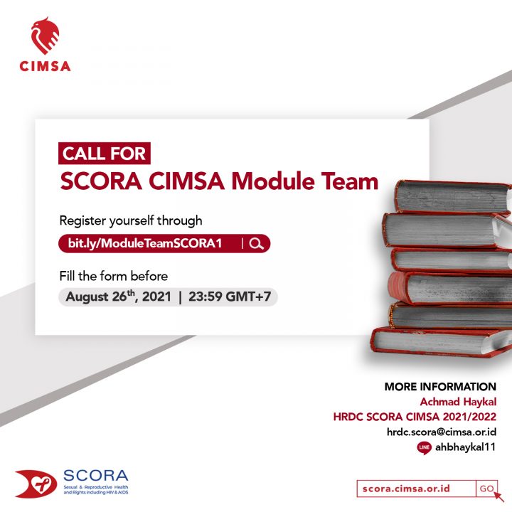 Call for SCORA CIMSA Module Team
